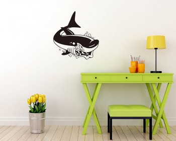 Shark Animal Wall Art Beautiful Vinyl Stickers Shark Animal Wall Art Beautiful Vinyl Stickers